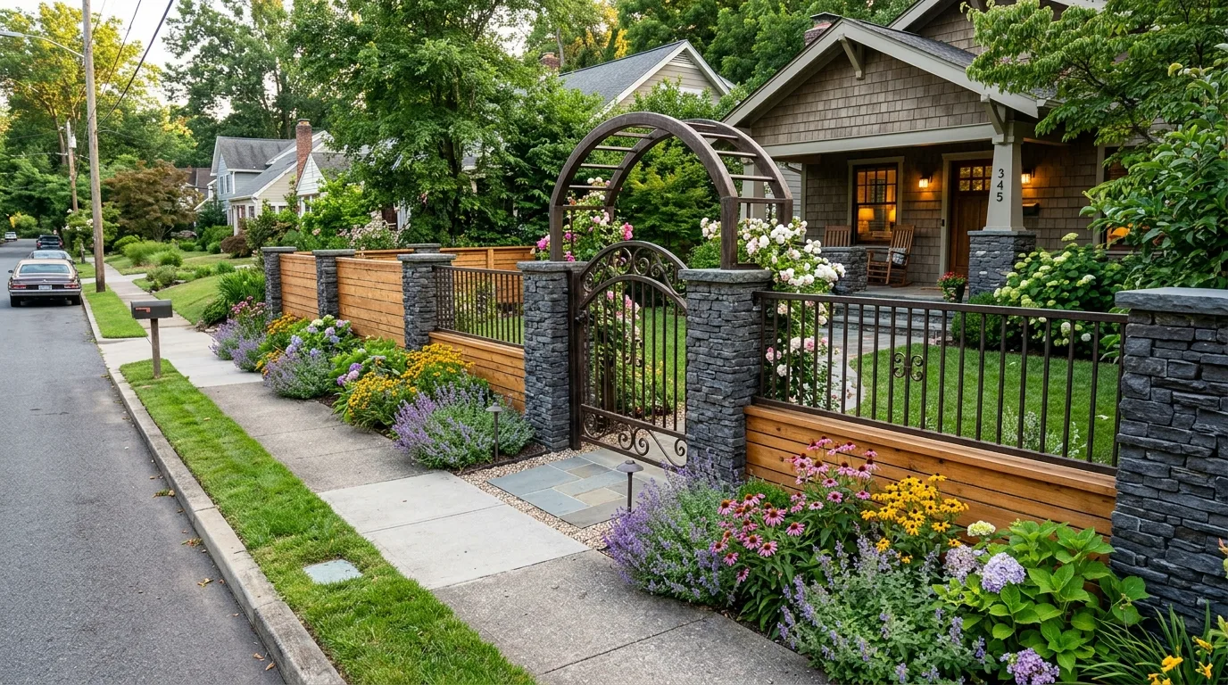 12 Front Yard Fence Ideas to Boost Curb Appeal